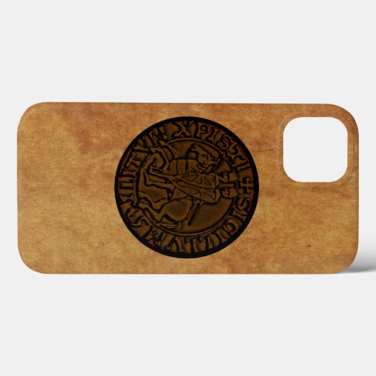 テンプル騎士団の中世の封印 Case-Mate iPhoneケース (裏面 (横))