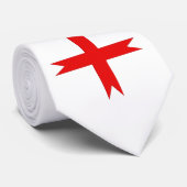 テンプル騎士団の中世クロス ネクタイ (ロール)