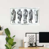 テンプル騎士団の人形 ポスター (ホームオフィス)