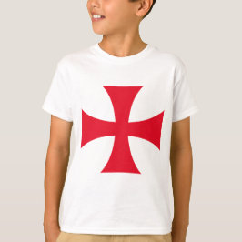 テンプル騎士団の十字架子供用Tシャツ Tシャツ