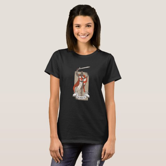 テンプル騎士団の戦いの名言 Tシャツ (正面フル)