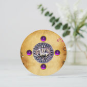 テンプル騎士団の紋章 紫 招待状 (スタンド正面)