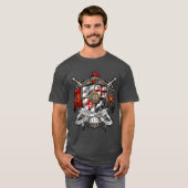 テンプル騎士団インターナショナルクレストTシャツ 1 Tシャツ (正面フル)
