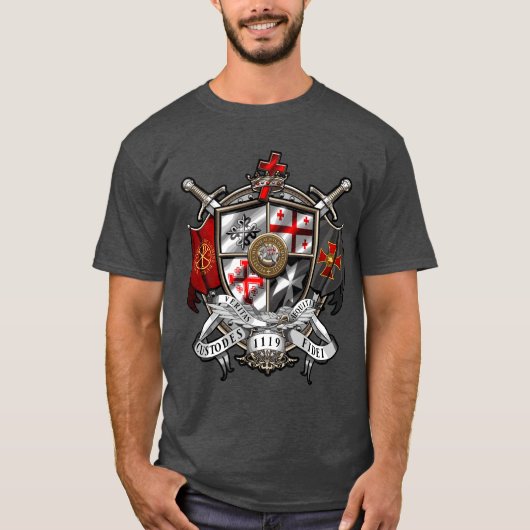 テンプル騎士団インターナショナルクレストTシャツ 1 Tシャツ (正面)