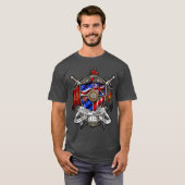 テンプル騎士団インターナショナル・クレスト Tシャツ (正面フル)