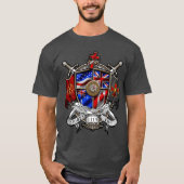 テンプル騎士団インターナショナル・クレスト Tシャツ (正面)