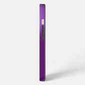 テンプル騎士団モノグラム 紫 iPhoneケース (左側面)