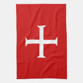 テンプル騎士団レッドクロスマルタテートニック入院 キッチンタオル (縦)