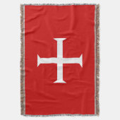 テンプル騎士団レッドクロスマルタテートニック入院 スローブランケット (正面縦)