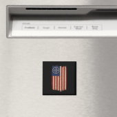 テンプル騎士団十字架 エルサレムの十字 アメリカ国旗 マグネット (インサイチュ (食洗機))