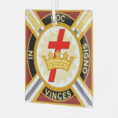 テンプル騎士 ガラスオーナメント (正面左)