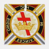 テンプル騎士 ガラスオーナメント (裏面)