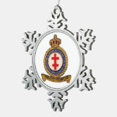 テンプル騎士 スノーフレークピューターオーナメント (右)