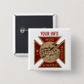 テンプル騎士 缶バッジ (正面&裏面)