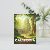 テンプル・イン・アンコール・ワット・カンボジア ポストカード (スタンド正面)