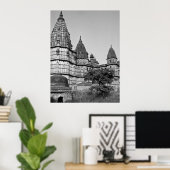 テンプル・イン・バラナシ・インディア・ポスター ポスター (ホームオフィス)