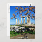 テンプル・オブ・アポロ – コリント ポストカード (正面/裏面)