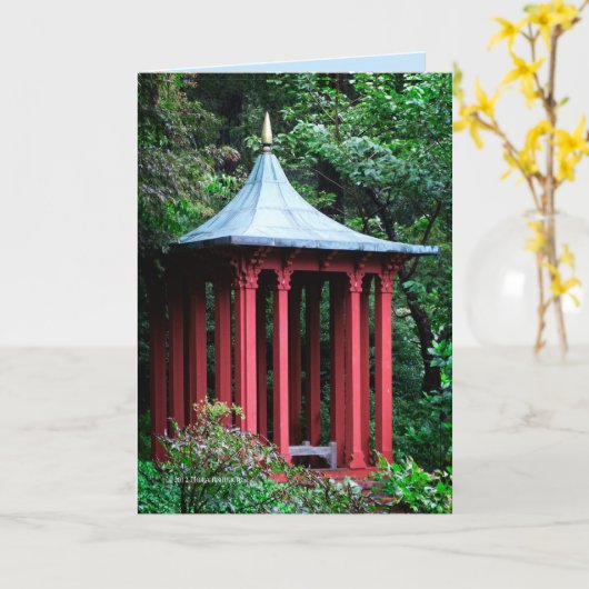 テンプル カード (黄色い花)