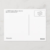 テンプル ポストカード (裏面)