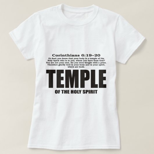 テンプル Tシャツ (デザイン正面)