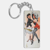 テンプレスヴィンテージクリスマスとハッピークランプス キーホルダー (正面左)