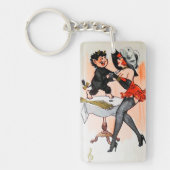 テンプレスヴィンテージクリスマスとハッピークランプス キーホルダー (正面)