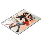 テンプレスヴィンテージクリスマスとハッピークランプス ノートブック (左側)