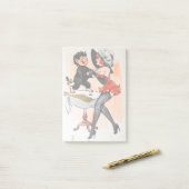 テンプレスヴィンテージクリスマスとハッピークランプス ポストイット (デスク上)