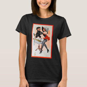 テンプレスヴィンテージクリスマスとハッピークランプス Tシャツ