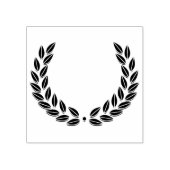 テンプレートあなたの名をオリンピックリースのアートスタンプ ラバースタンプ (インプリント)