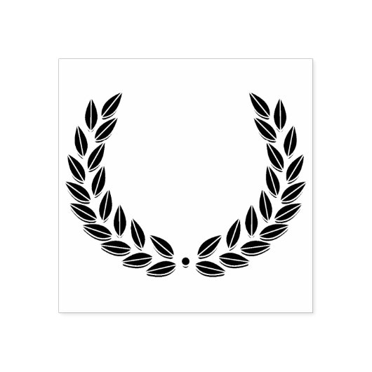 テンプレートあなたの名をオリンピックリースのアートスタンプ ラバースタンプ (インプリント)