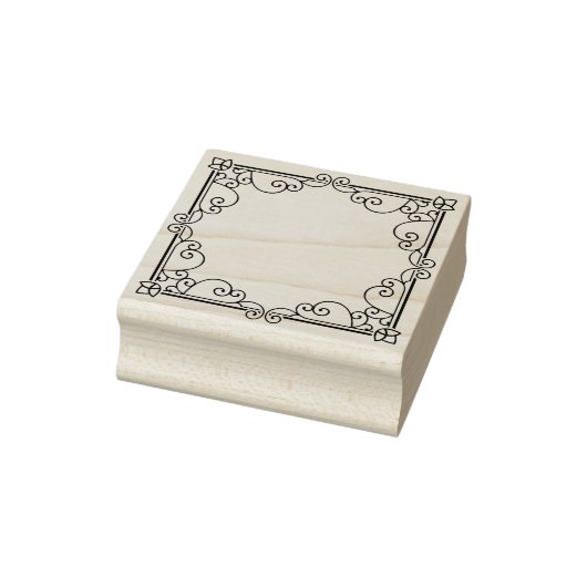 テンプレートあなたの名前を花のつる植物アートスタンプ ラバースタンプ (スタンプ)