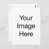 テンプレートが空白でテキストや写真、JPG画像を簡単に追加できて楽しい ポストカード (正面/裏面)