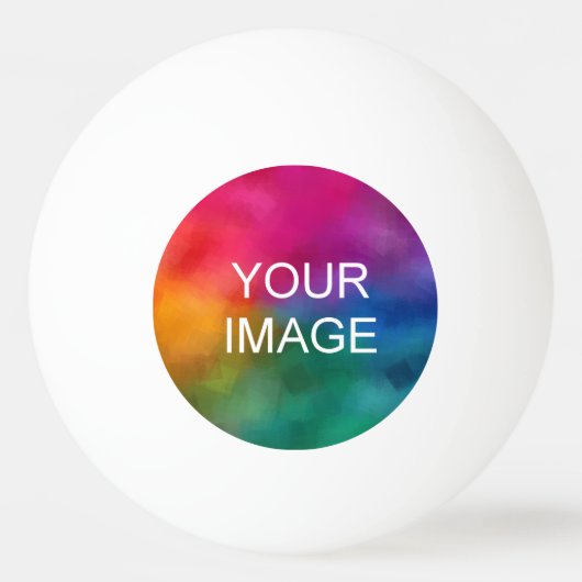 テンプレートここに自分の写真イメージをアップロード 卓球ボール (正面)