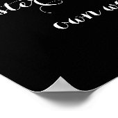 テンプレートと金ゴールドのデザインを自分のポスターにする ポスター (角)