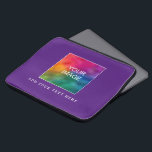 テンプレートのアップロード写真エレガントの紫王室の色 ラップトップスリーブ<br><div class="desc">写真のカスタム写真またはビジネスのロゴをアップ王室のロード紫のモダンテンプレートエレクトロニクエレガントスバッグ/タブレットとラップトップのケース/ネオプレンラップトップスリーブ13インチ。</div>