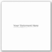 テンプレートのサイズを変更するテキストをここに挿入する， Whites Tra シール (正面)