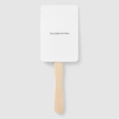 テンプレートのサイズを変更するテキストをここに挿入する， Whites Tra ハンドファン (裏面)