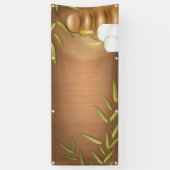 テンプレートのスパ 横断幕 (縦)