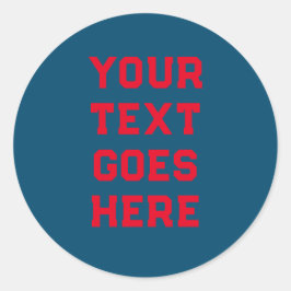 テンプレートのテキストはこちら個人文字 ラウンドシール