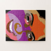 テンプレートのブランクはあなた自身の写真のイメージJPG JEPGを加えます ジグソーパズル (横)