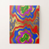 テンプレートのブランクはあなた自身の写真のイメージJPG JEPGを加えます ジグソーパズル (縦)