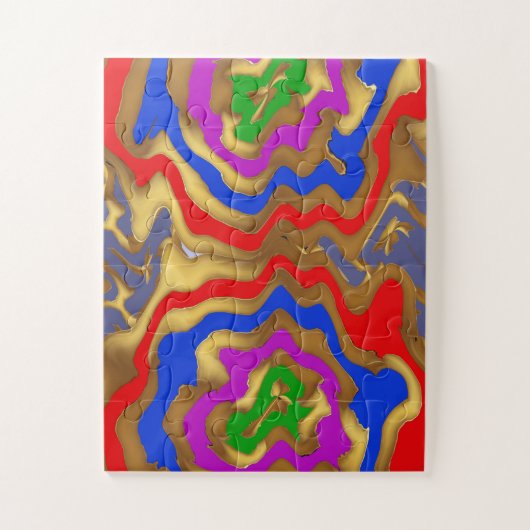 テンプレートのブランクはあなた自身の写真のイメージJPG JEPGを加えます ジグソーパズル (縦)