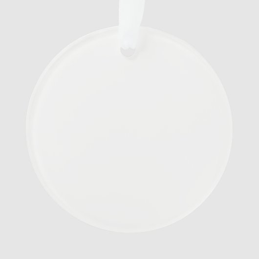 テンプレートのブランクは加えます文字のイメージのアクリルのギフトを編集します オーナメント (正面)