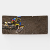 テンプレートのモトクロスの土のバイクの競争 横断幕 (横)