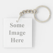 テンプレートの両面のキーホルダー キーホルダー (裏面)