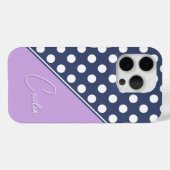 テンプレートの名前の美しい色水玉模様 Case-Mate iPhoneケース (裏面 (横))