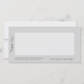 テンプレートの悔やみや弔慰は感謝していしています2つはお気に入りのなイメージを加えます サンキューカード (正面)