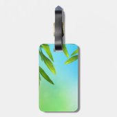 テンプレートの荷物のラベル ラゲッジタグ (裏面縦)