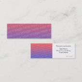 テンプレートのGeocacheの署名/テレホンカード コーリングカード (正面/裏面)